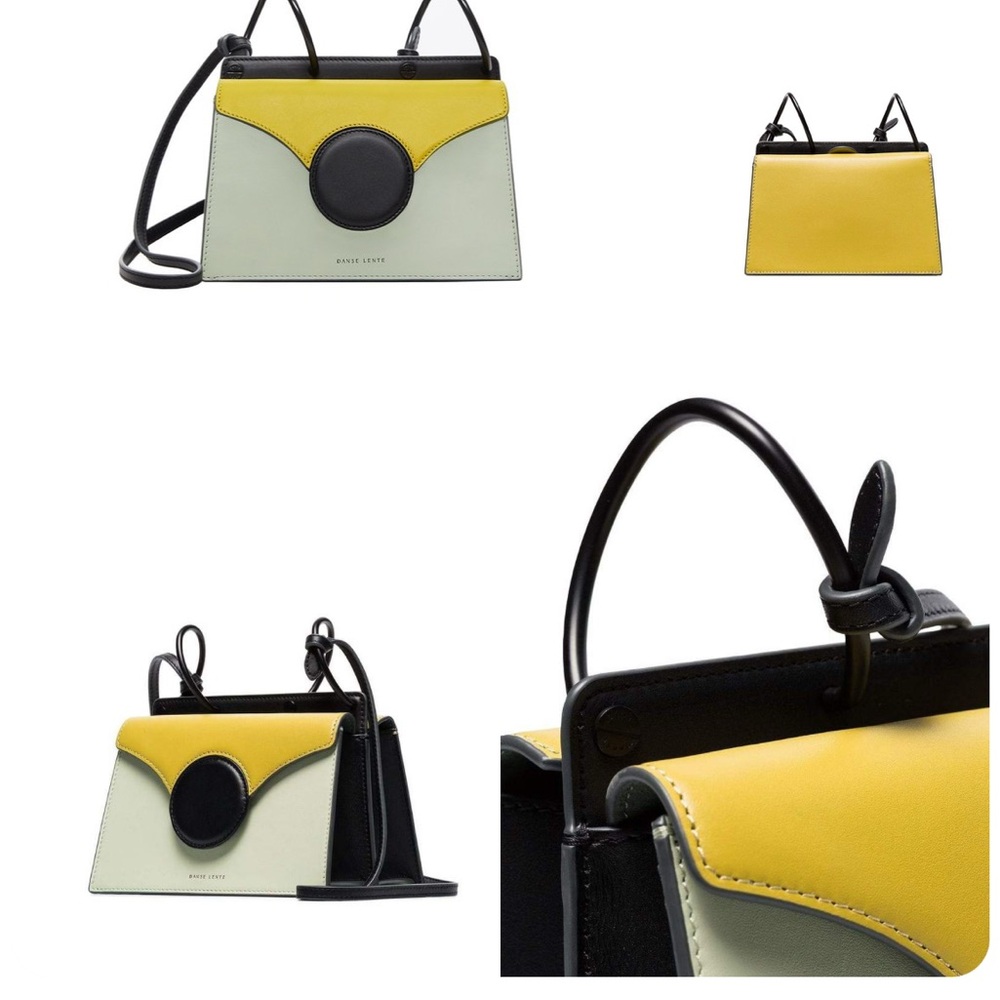 Yellow and Cream Crossbody Bag